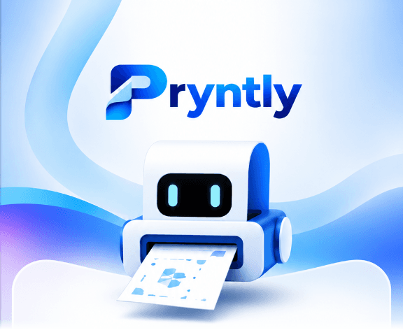 Pryntly 3D Robot Mascot